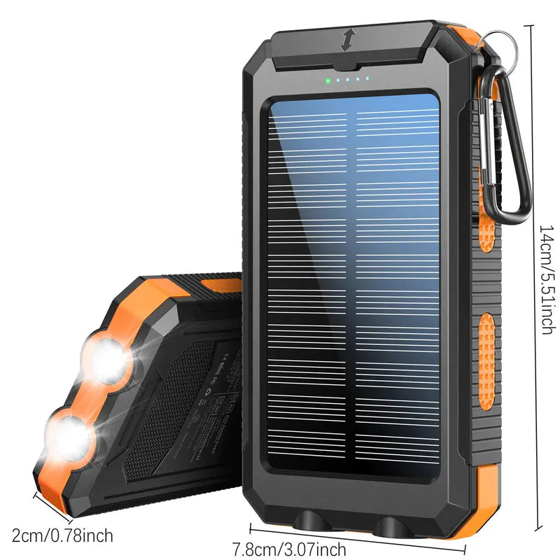 pealiker solar power bank 10000mah