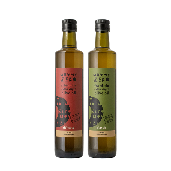 MOUNT ZERO PRODUCTS - Agrumato duo delicate & classic Virgin Olive Oil