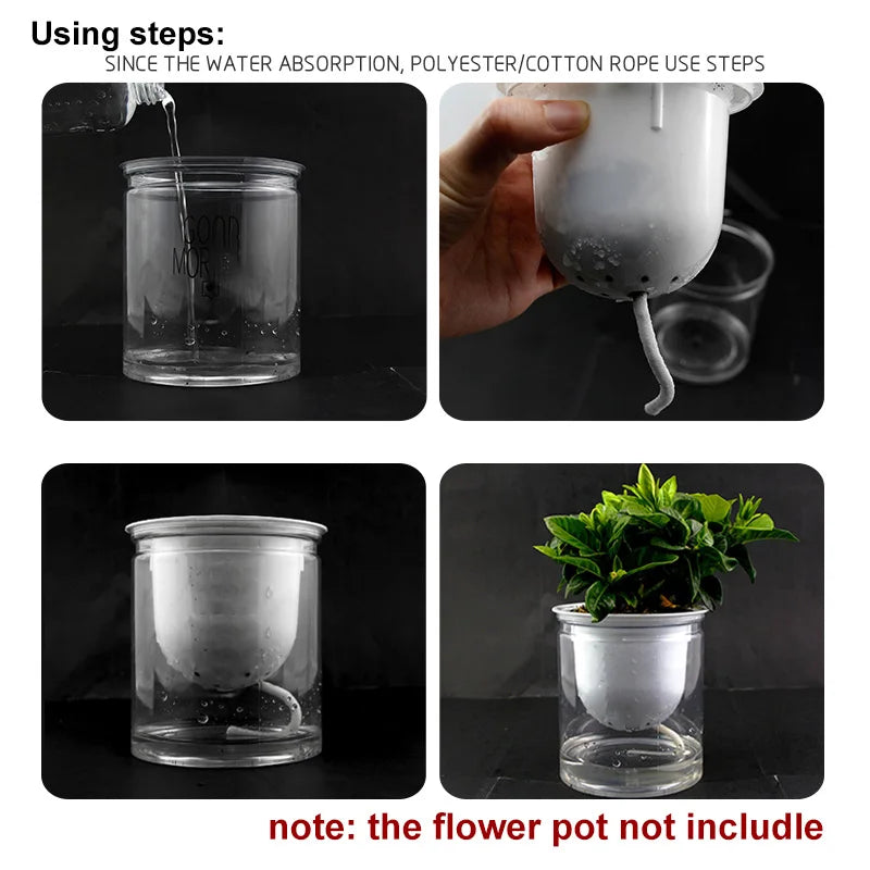Self Watering Cotton Wick Rope 3mm 4mm 5mm Automatic Slow Release Cord ...