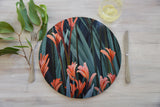 Australian Native Table Placemats - Wild of Spirit Teal