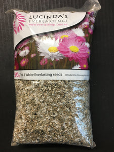 Lucinda Everlastings (Pink and White Everlastings seed) - 50g Pack (SEEDS)