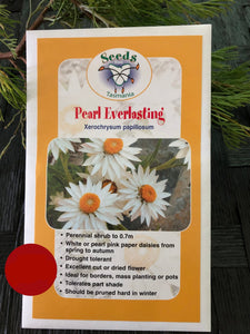 Seeds from Tasmania - Pearl Everlasting