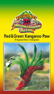 Anigozanthos manglesii - Red & Green Kangaroo Paw (SEEDS)