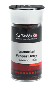 OZ TUKKA PRODUCTS - TASMANIAN PEPPER BERRY (GROUND) 25g