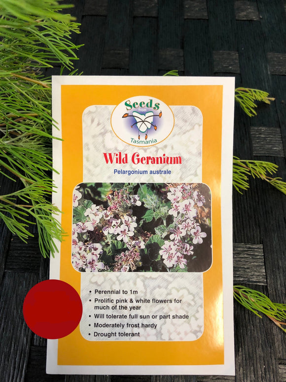 Seeds from Tasmania - Wild Geranium